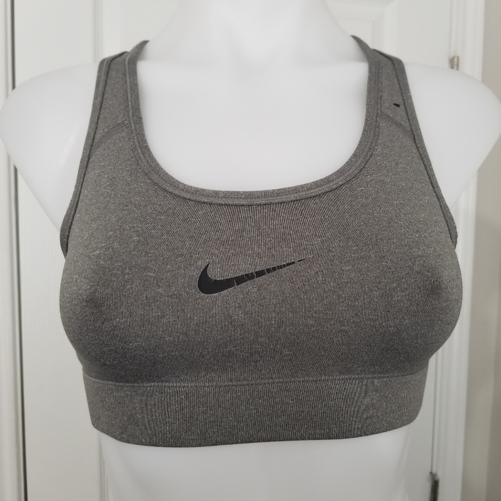 Nike DriFit Gray Sports Bra XSMALL EUC 2/$25